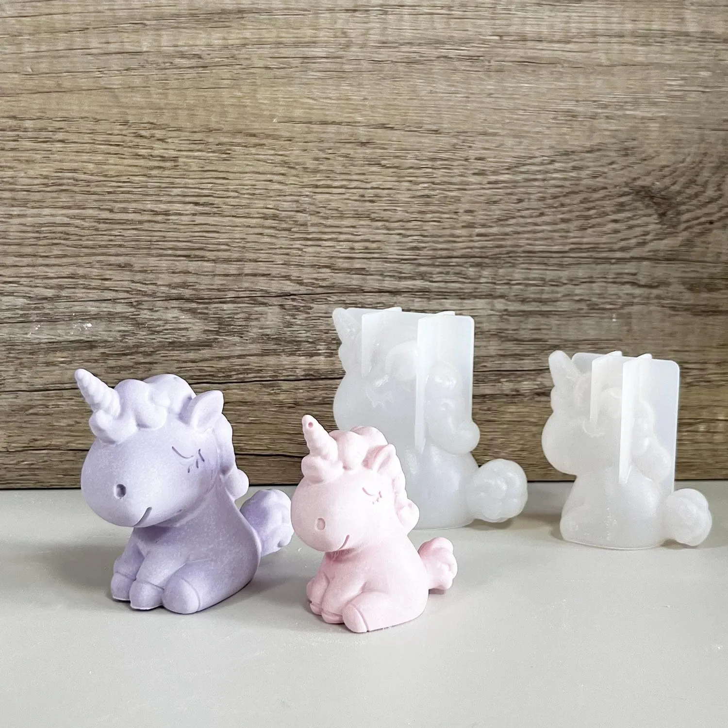 Candle Making Class - 3D Geometric Silicone Unicorn Cat Deer