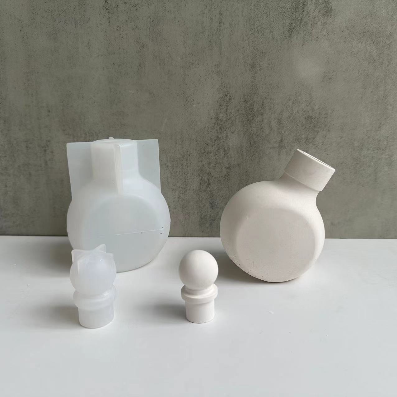Candle Making And Perfume - Silicone Mold for Perfume Bottle Vase