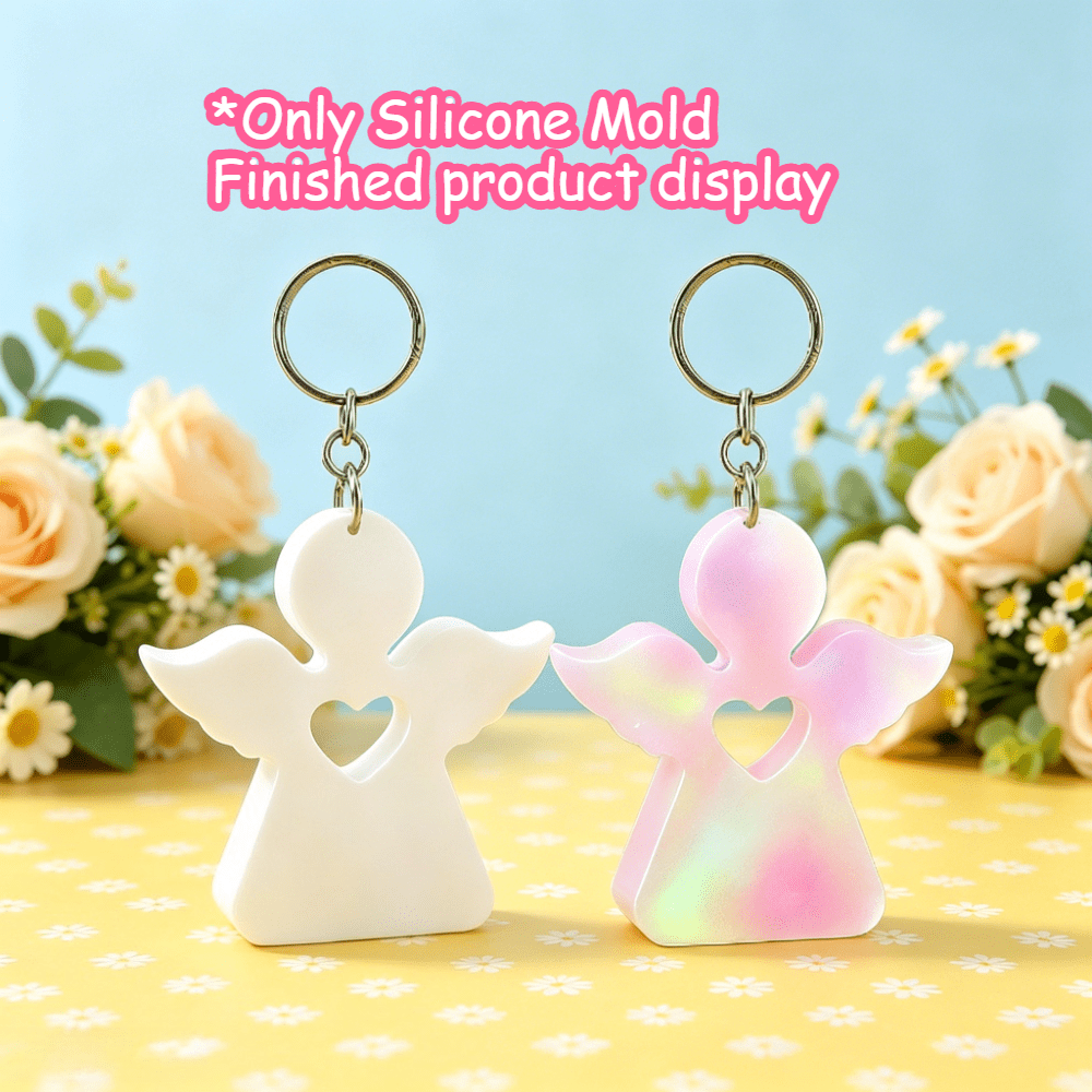 Candle Making Class - Hollow Little Angel Silicone Resin Mold