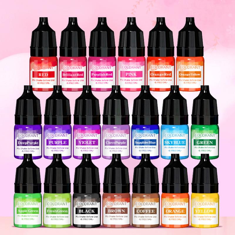 Candle Dye Chip - 5ml/Bottle Candle Wax Pigment Colorant Non-Toxic