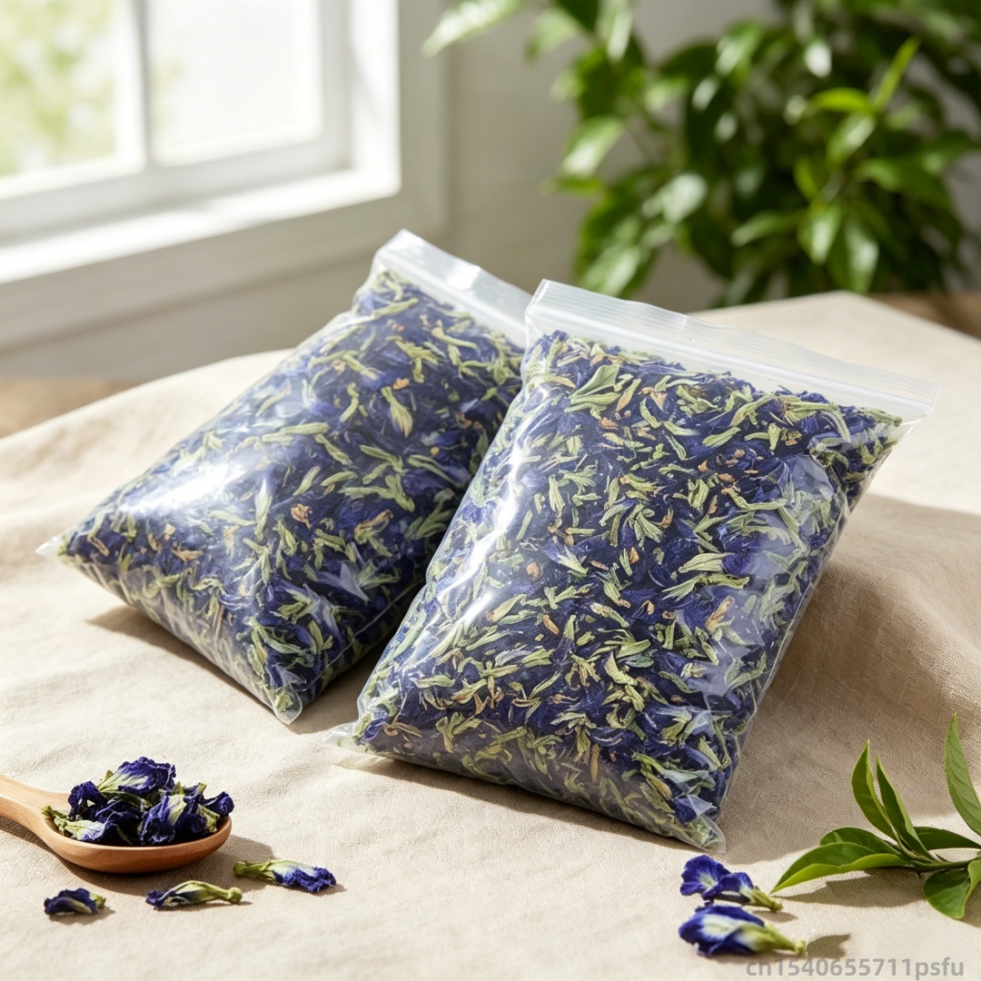 Candle Making And Perfume - Natural Butterfly Orchid Dried Flower Blue
