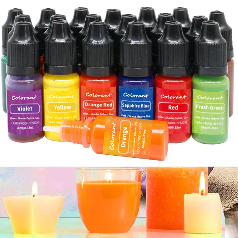 Candle Dye Chip - 20 Colors High Concentration Handmade Candle