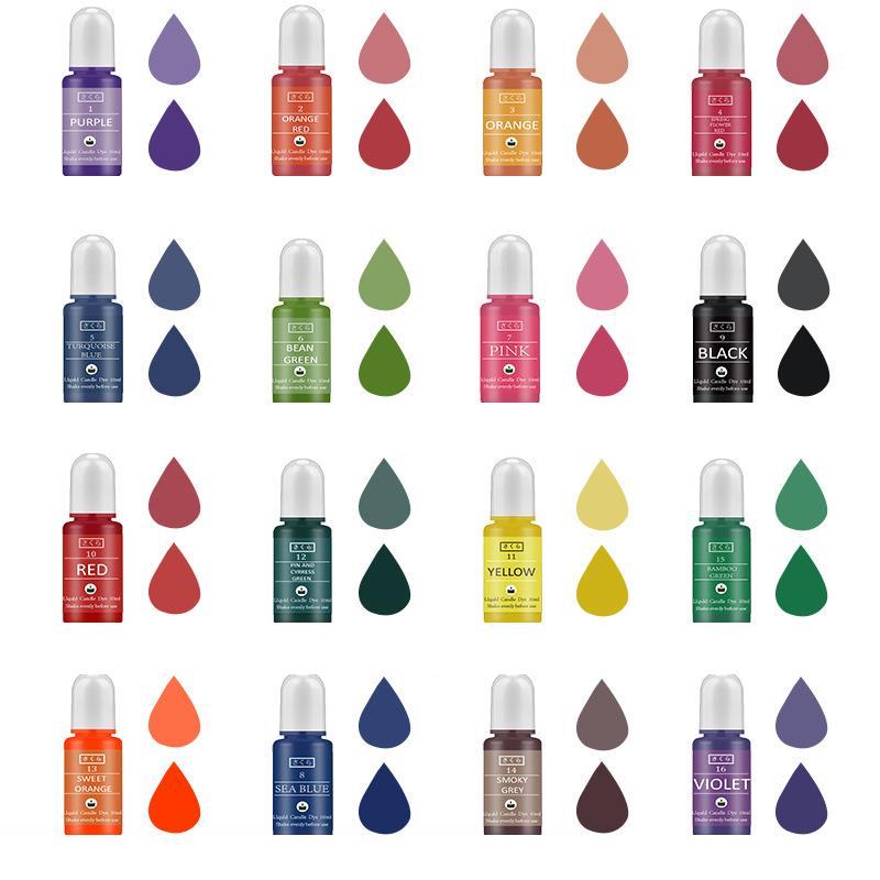 10ml/Bottle Candle Wax Pigment - Candle Dye Chip recension och pris