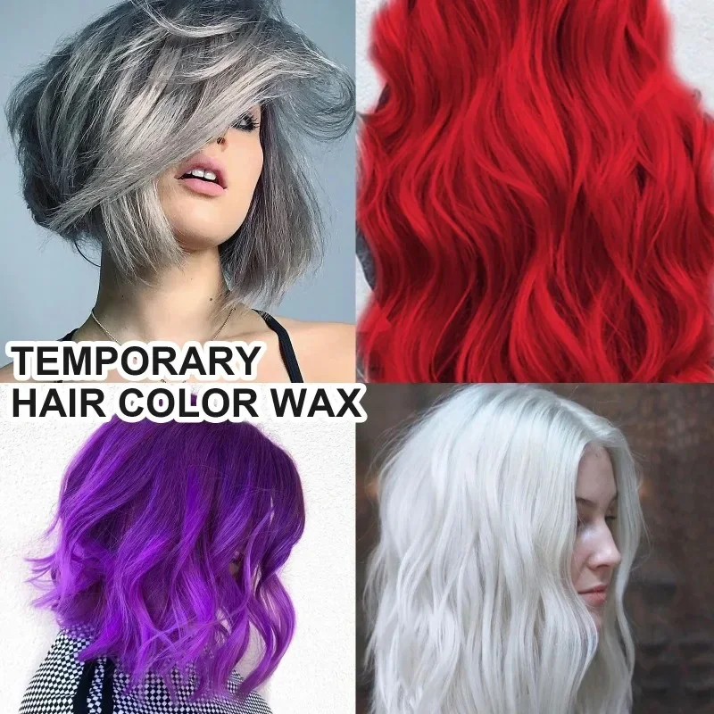 Temporary Dye Hair Wax Gray Ha - Candle Dye Chip recension och pris