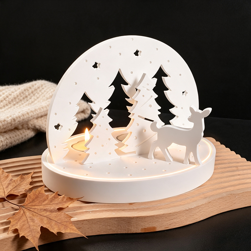 Christmas Elk Tealight Candle  - Candle Making Items recension och pris