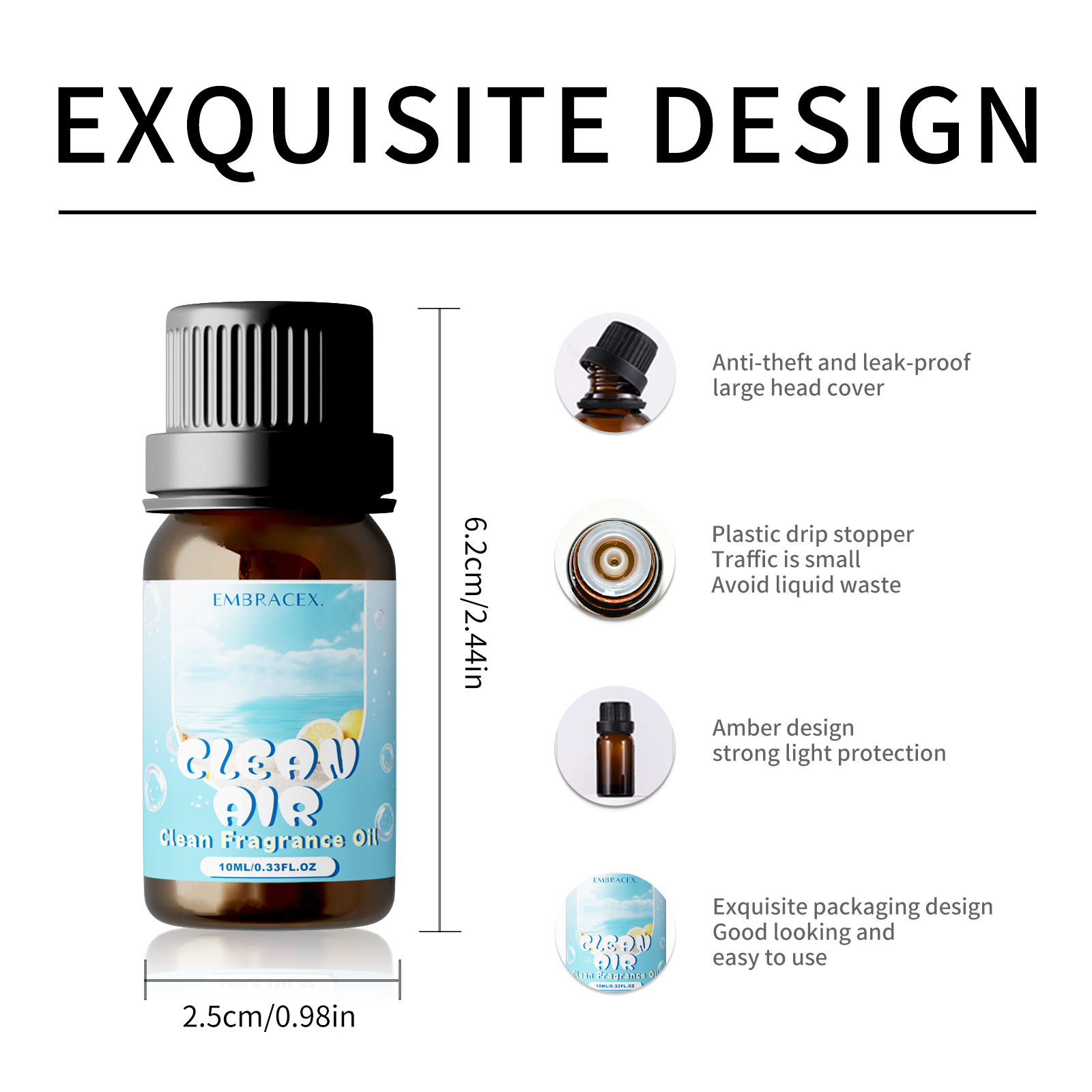 10ml Clean Air Essential Oil L - Candle Making Fragrances recension och pris