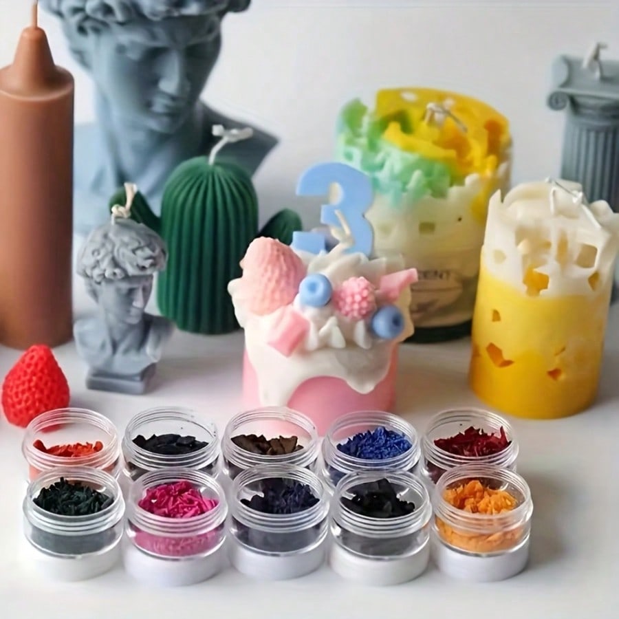 34-Color/16-Color/12-Color/6-C - Candle Dye Chip recension och pris