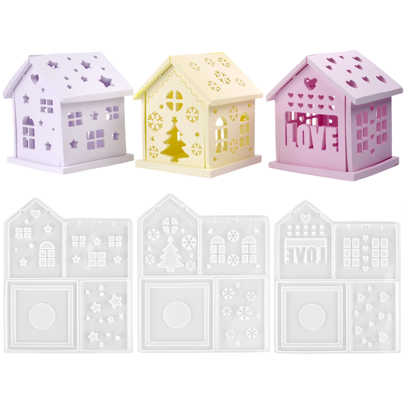 3D House Silicone Mold DIY Chr - Candle Making Class recension och pris