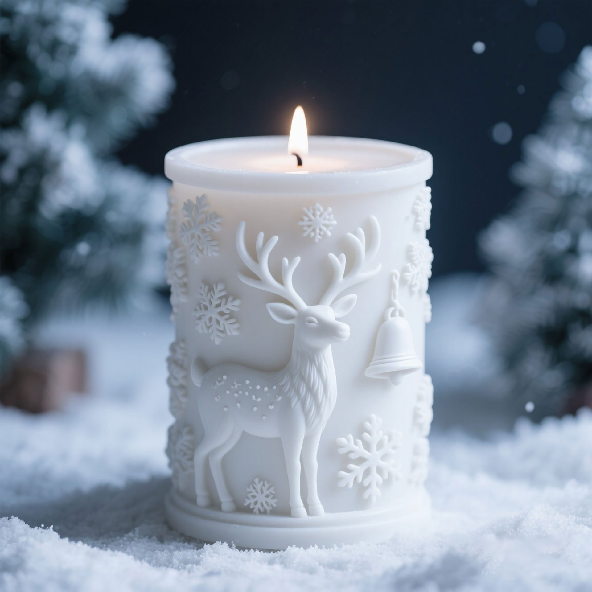 3D Relief Cylinder Christmas S - Candle Making Activity recension och pris