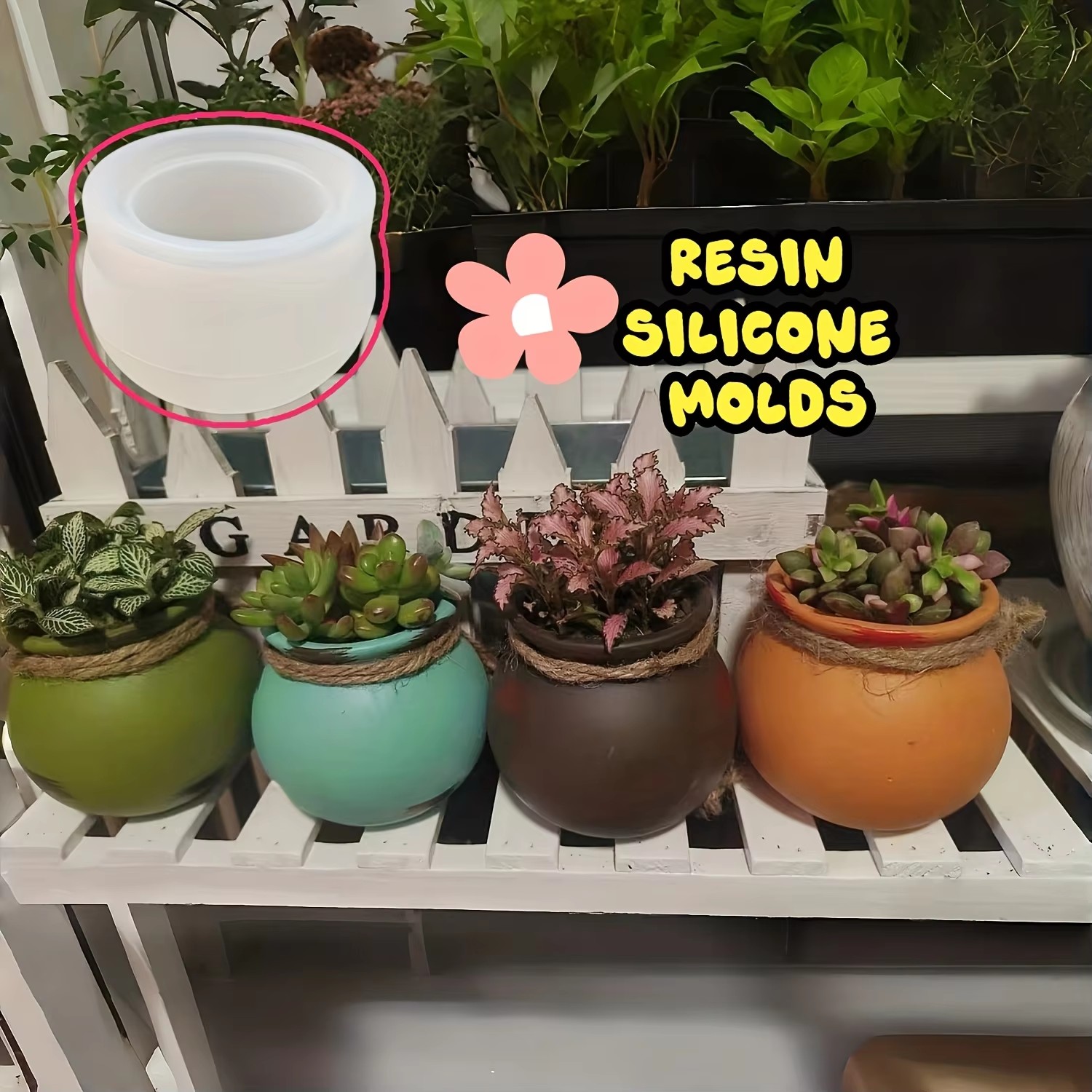 Silicone Flower Pot Molds, Res - Candle Making Class recension och pris