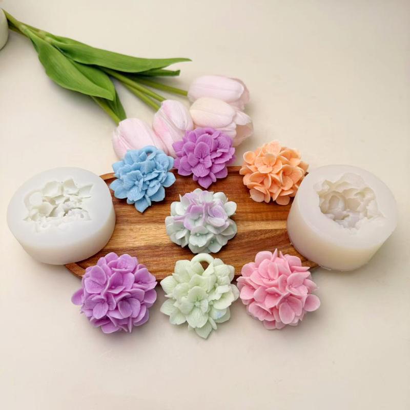 ●Hydrangea Flower Silicone Mol - Candle Making Moulds recension och pris