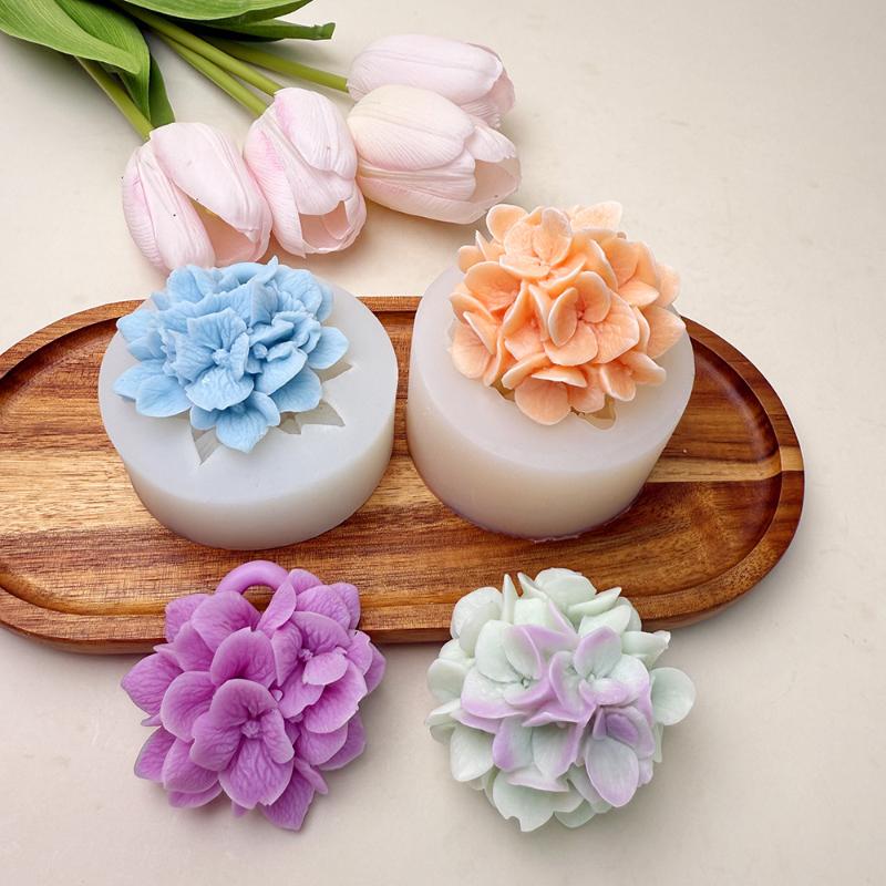 ●Hydrangea Flower Silicone Mol - Candle Making Moulds recension och pris
