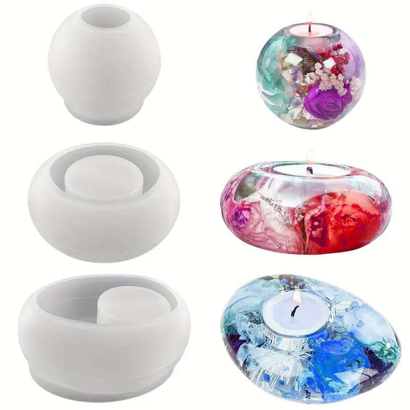 Tealight Candle Holder Resin S - Candle Making Class recension och pris