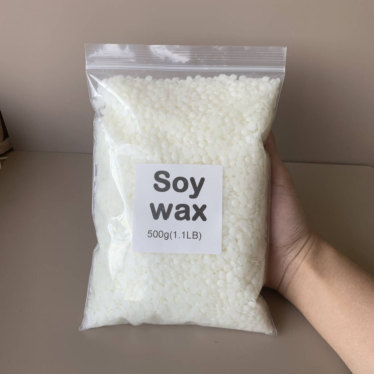 50g-1000g 100% natural Soy Wax - Candle Making Activity recension och pris