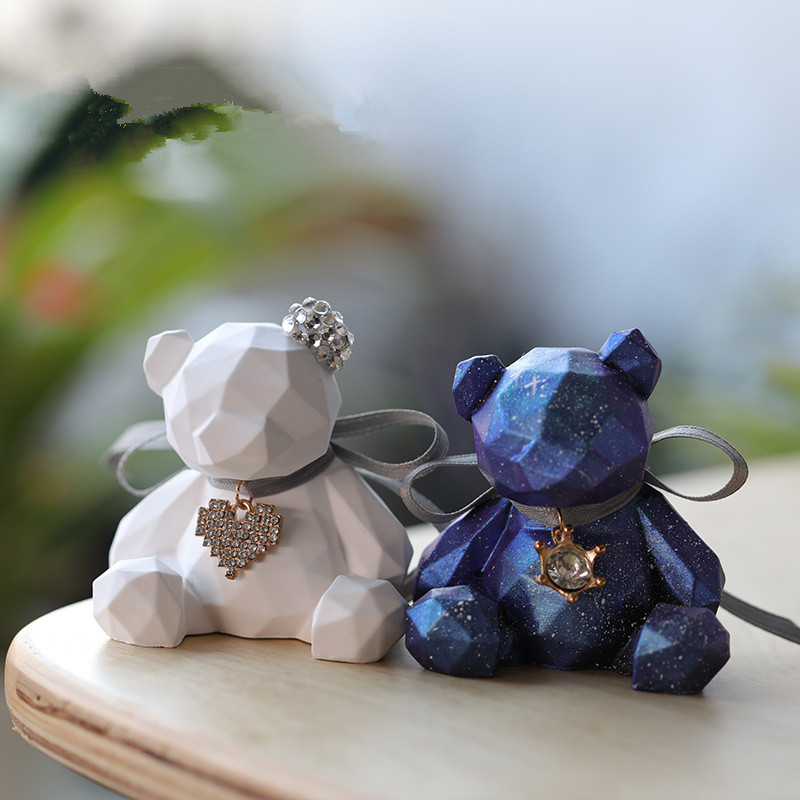3D Stereo Bear Silicone Mold D - Candle Making Activity recension och pris