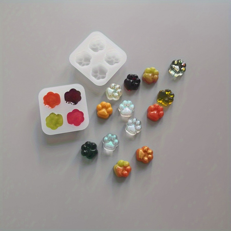 1Cat Paw Pattern Silicone Mold - Candle Making Items recension och pris