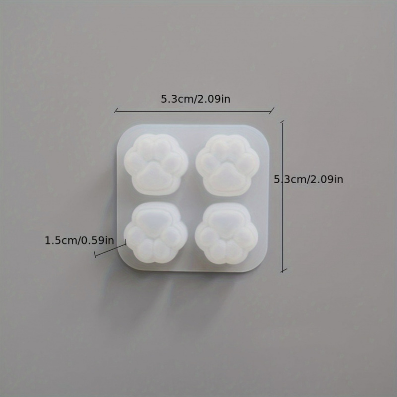 1Cat Paw Pattern Silicone Mold - Candle Making Items recension och pris