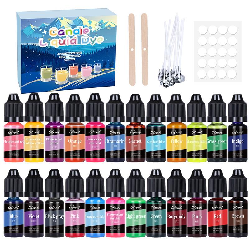 20/24Colors Candle Dyes Pigmen - Candle Dye Chip recension och pris