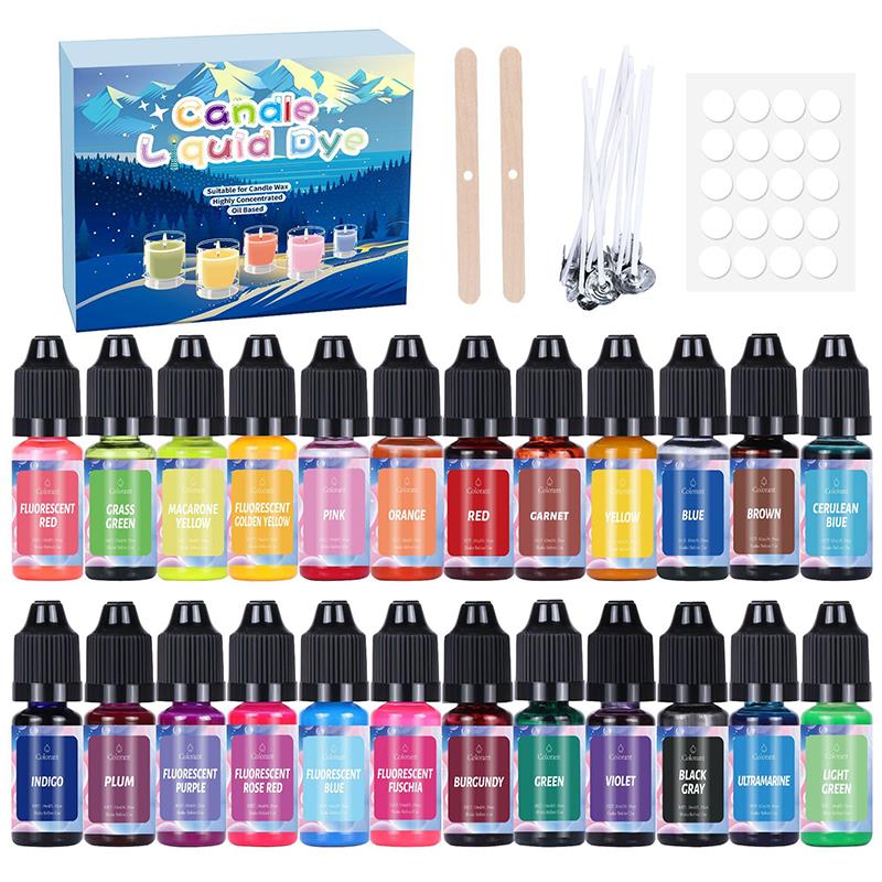 20/24Colors Candle Dyes Pigmen - Candle Dye Chip recension och pris