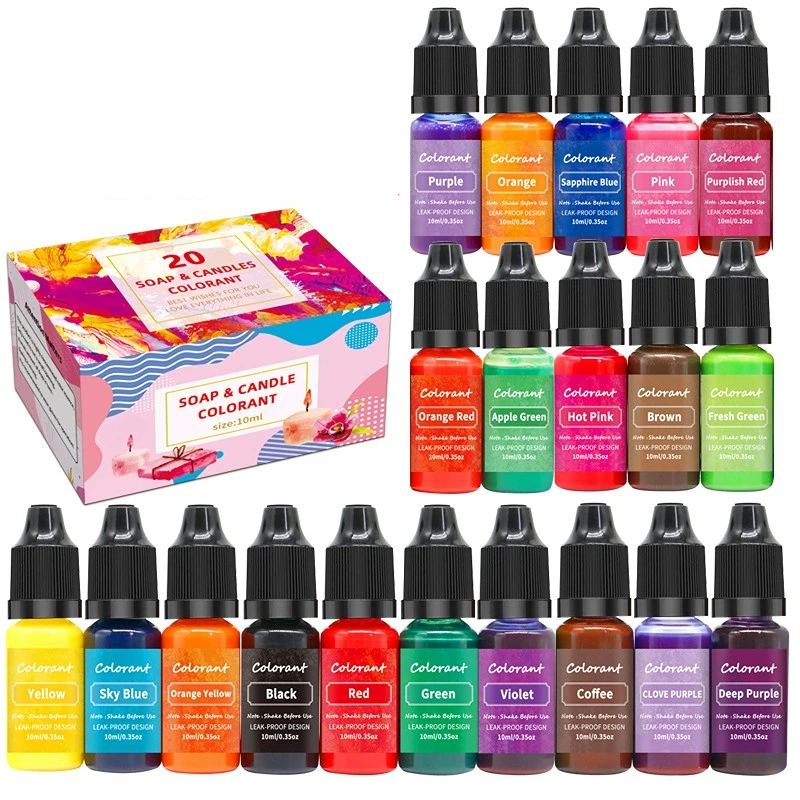 20 Colors High Concentration H - Candle Dye Chip recension och pris
