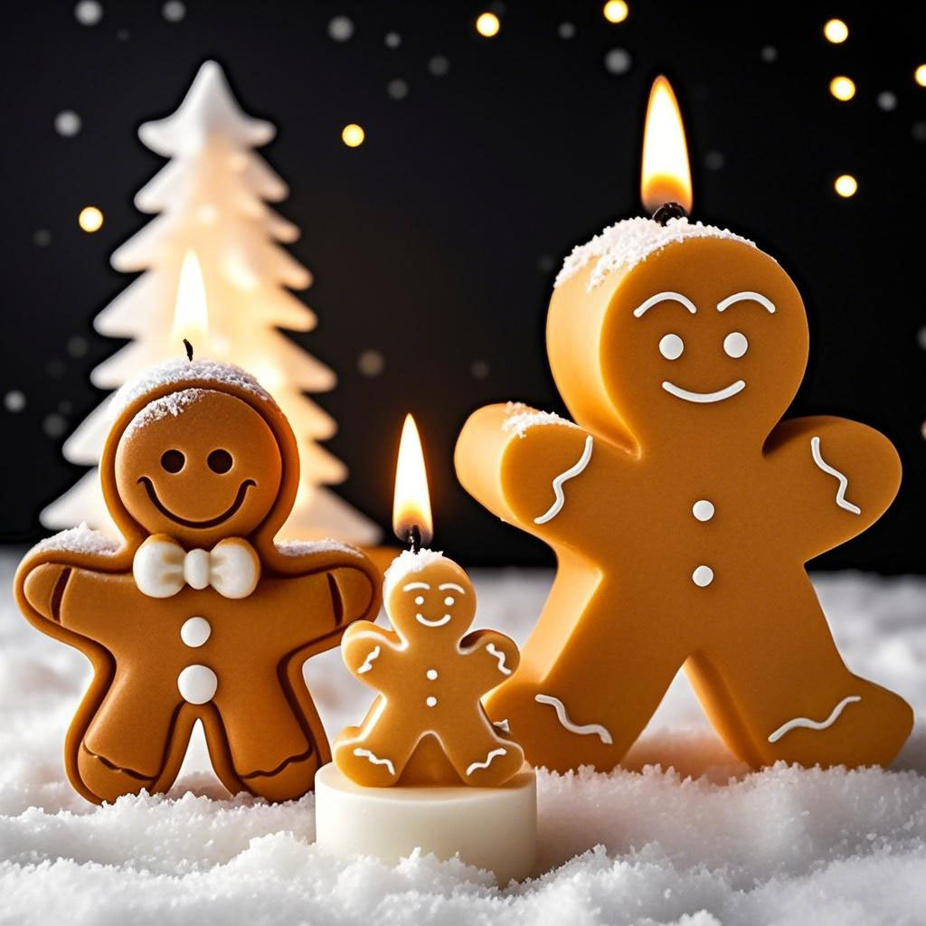 DIY Cartoon Gingerbread Man Si - Candle Making Activity recension och pris