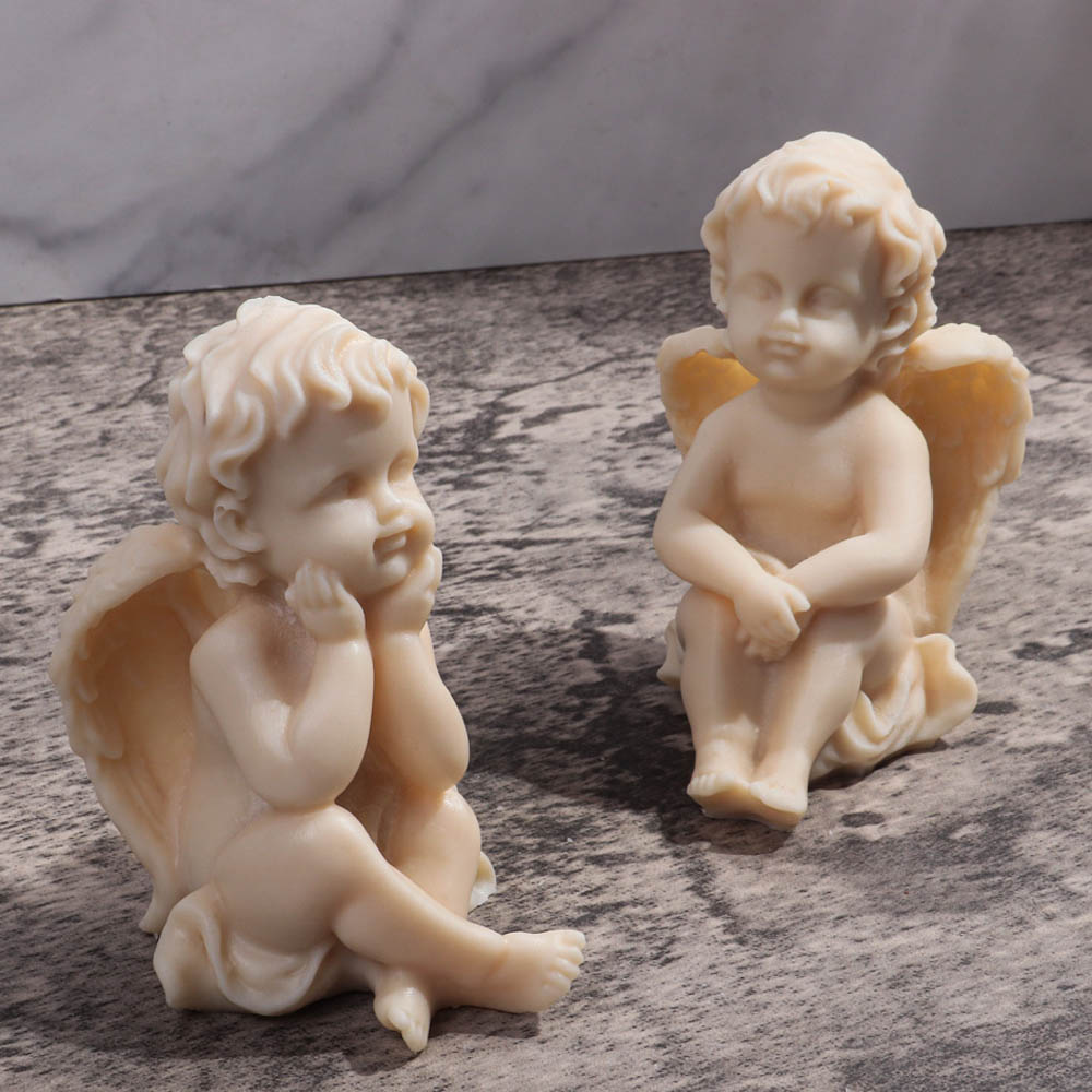 3D Angel Children Silicone Mol - Candle Making Fragrances recension och pris